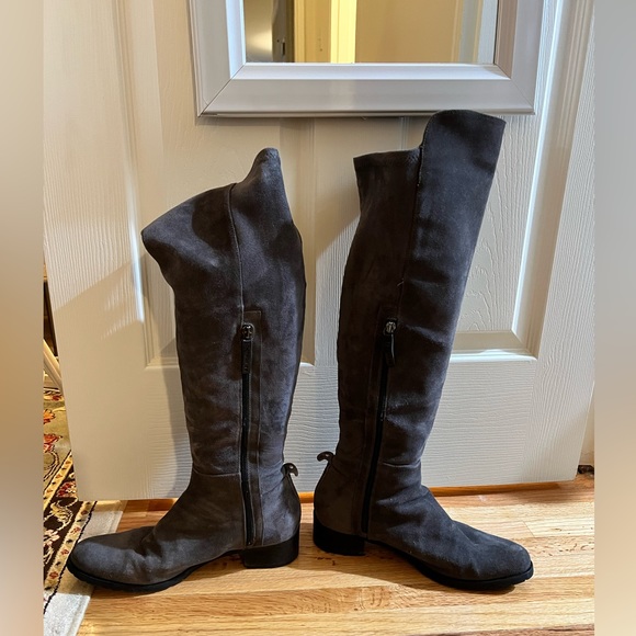 Grey Women’s Stretchy All Weather Over The Knee Boots Size 40 - Picture 5 of 5